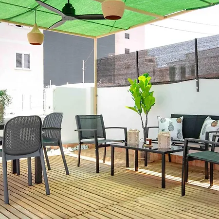 Chalet De Lujo Con Azotea De Ensueno Y Barbacoa 펜션